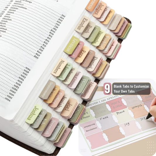Bible Tabs Easy Read 75 Pack