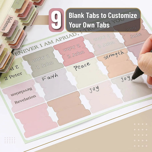 Bible Tabs Easy Read 75 Pack
